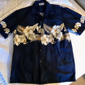Hawaiian Pacific Legend Men Button Down Shirt Size Large